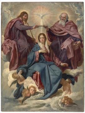 Diego Velazquez Painting - The Coronation of the Virgin Diego Velazquez